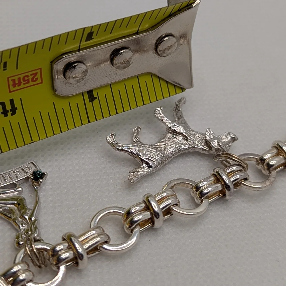 ✨ Silver Dog Charm Bracelet ✨ - Picture 7 of 8